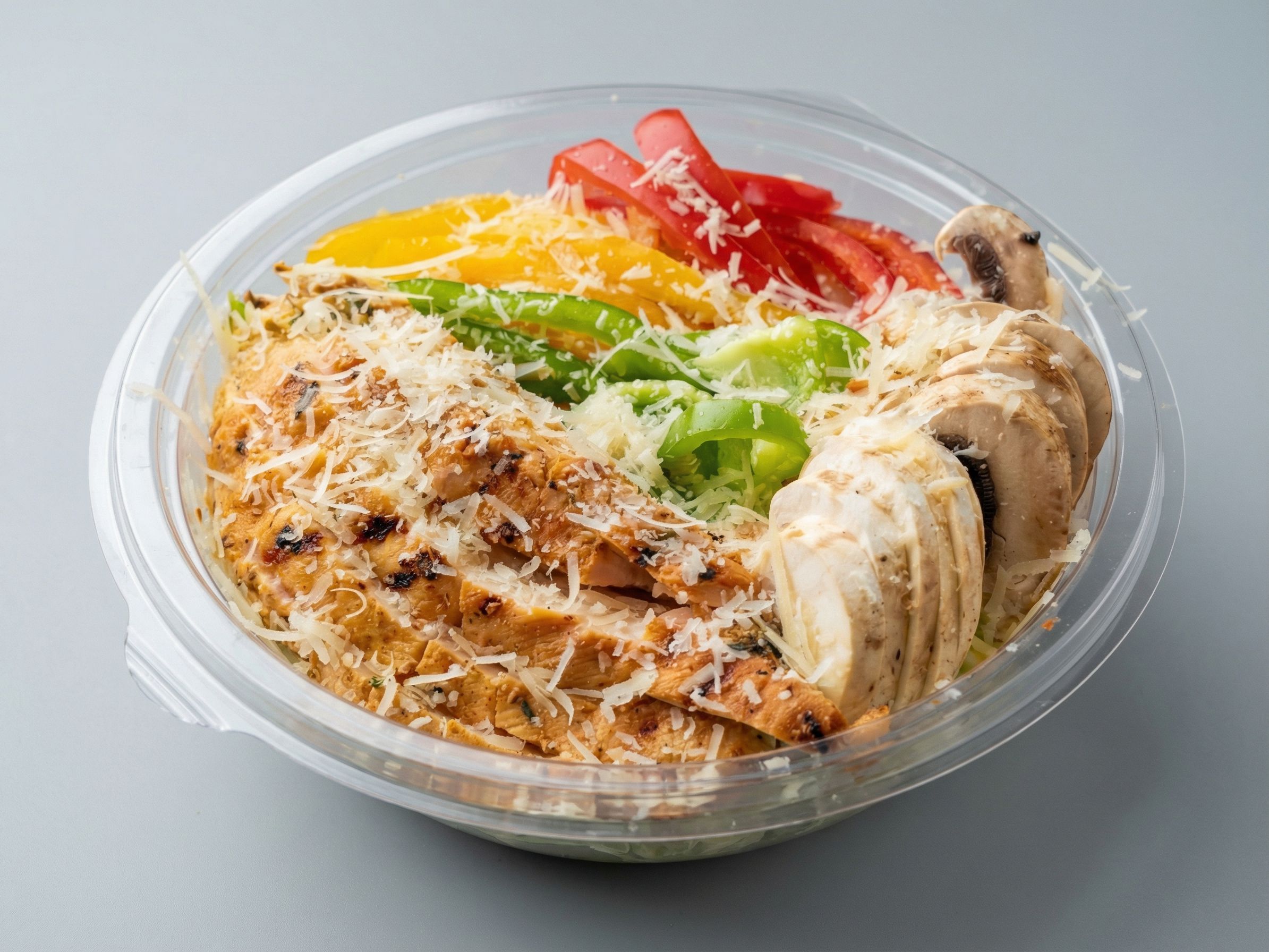 Super Chicken Caesar Salad- 350 Cal - 46G Protein
