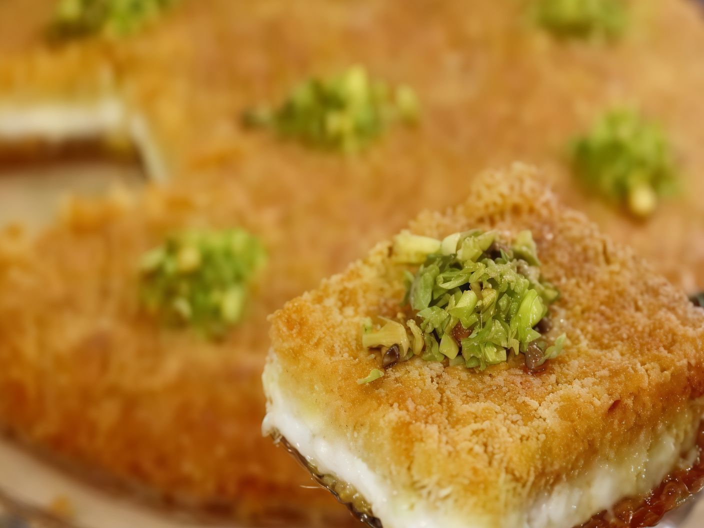 Kunafa with Cream
