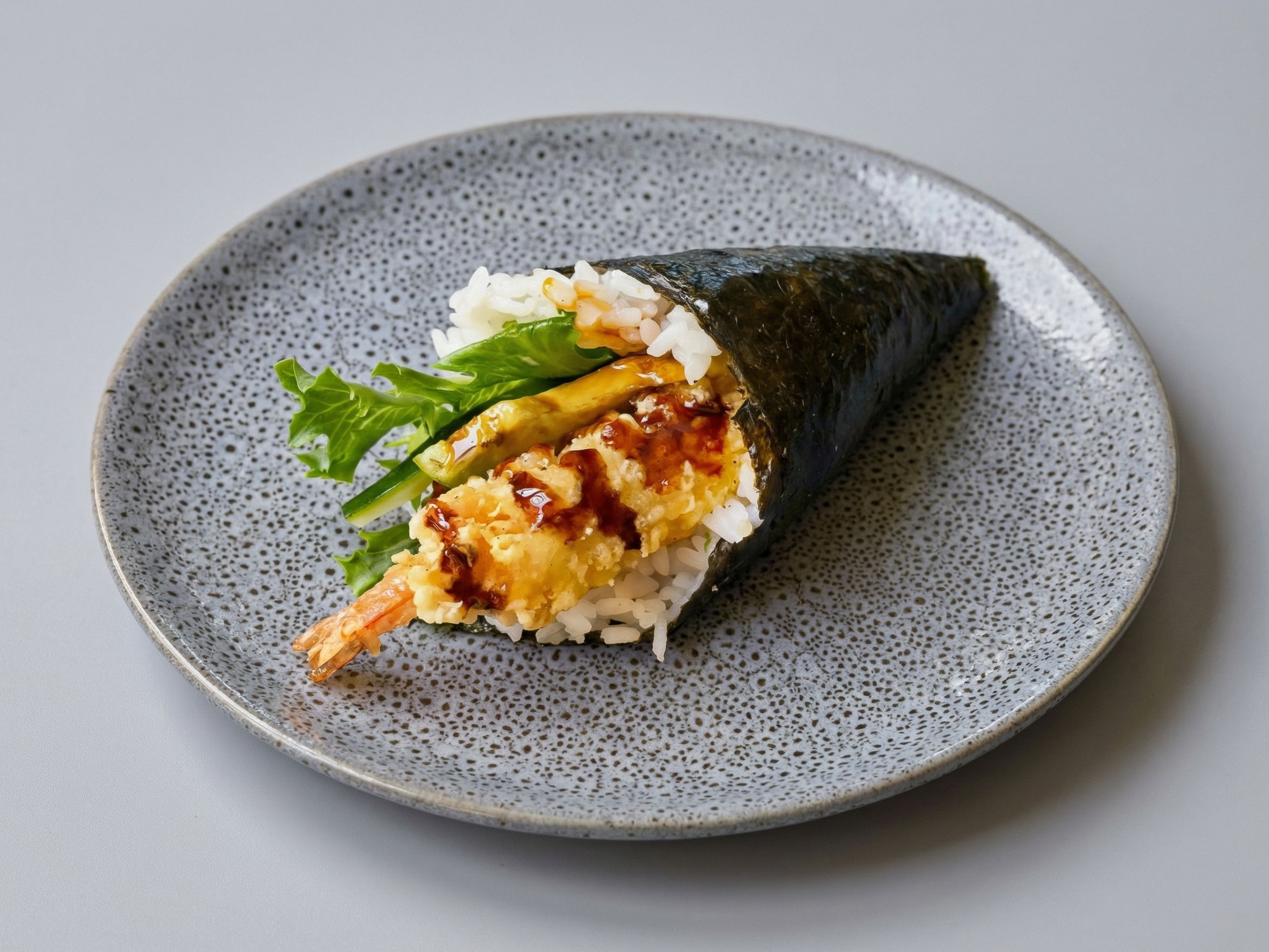 Shrimp Tempura Temaki