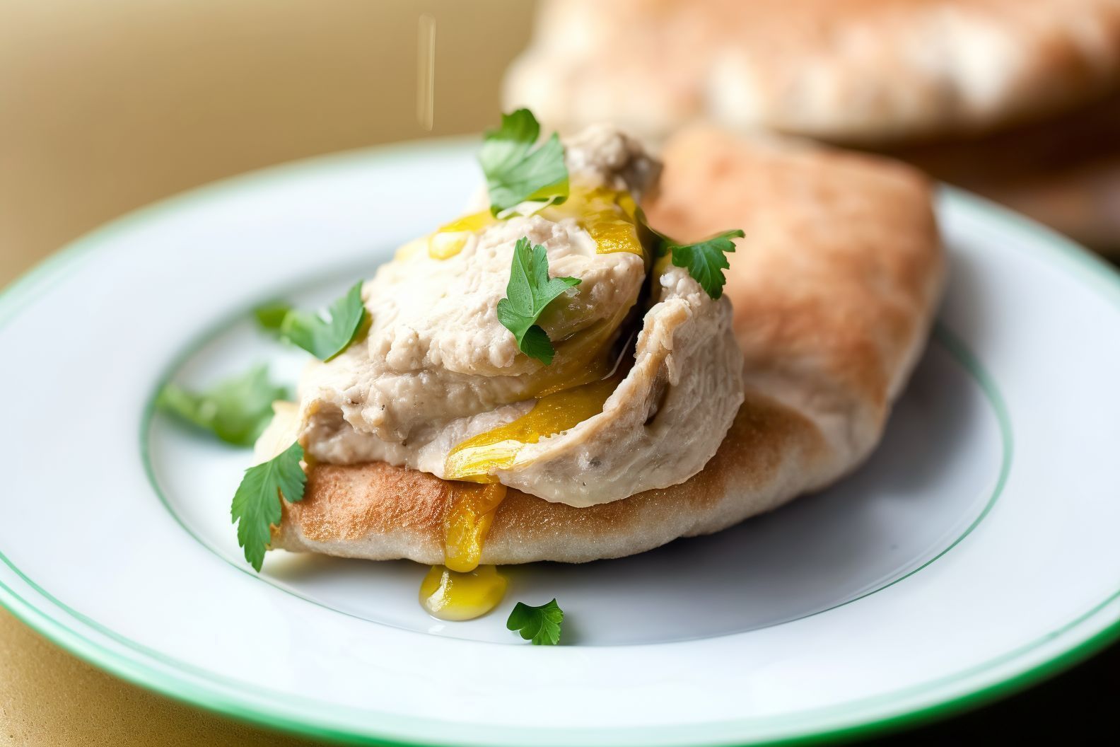 Baba Ghannoug Sandwich