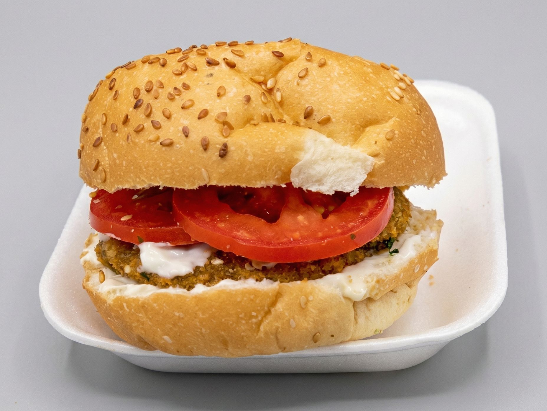 Taamia With Kiri Cheese Sandwich