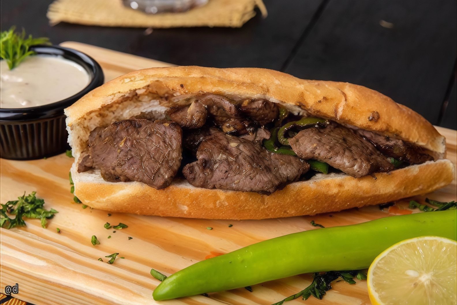 Grilled Liver Sandwich