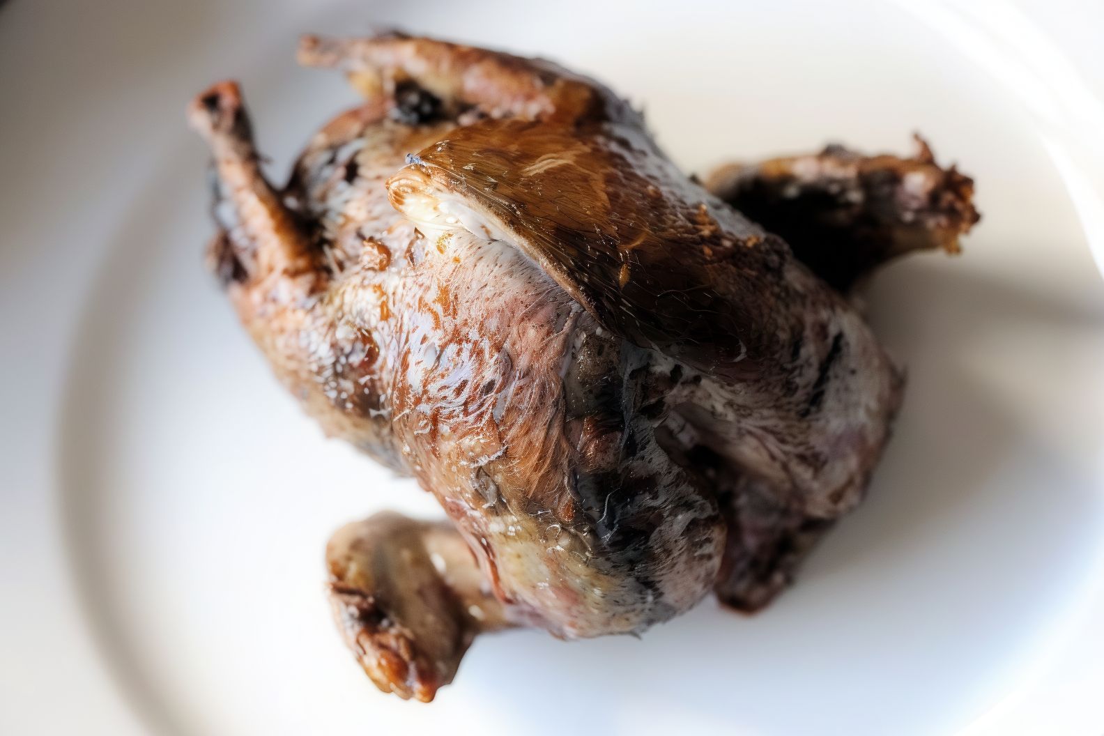 Single stuffed pigeon and half mandi chicken meal