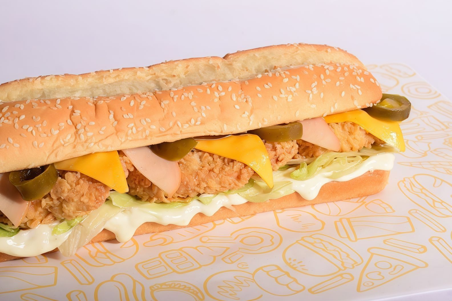 Chicken Country crunchy sandwich