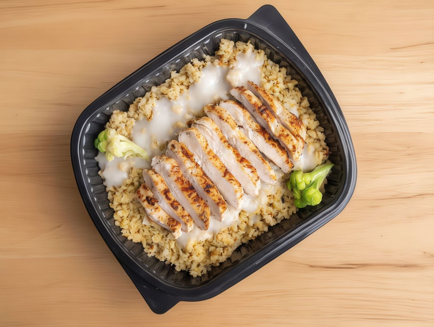 Chicken Breasts Fatteh With Grits