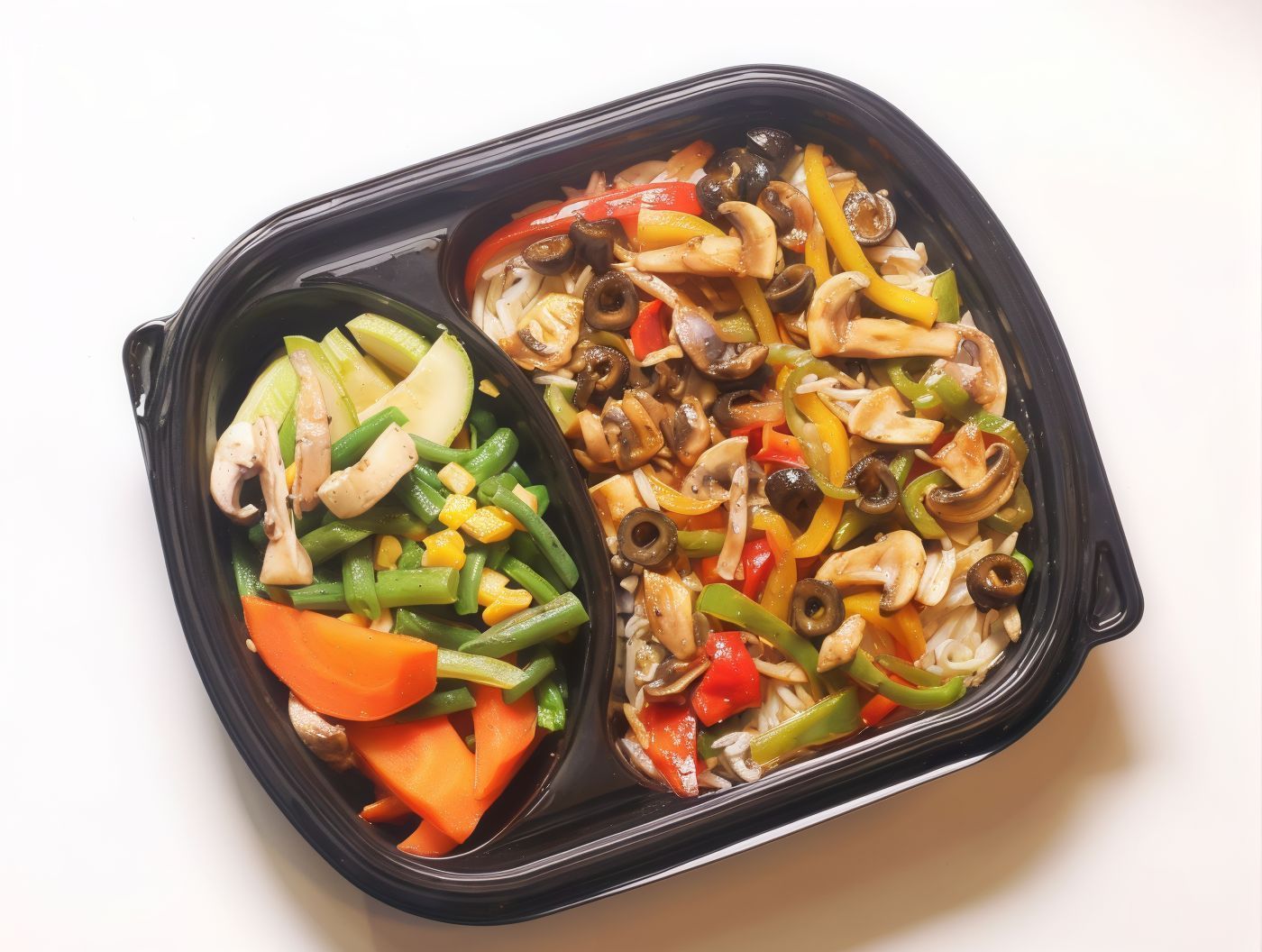 Mushroom Fajita Meal Vegan and Vegetarian