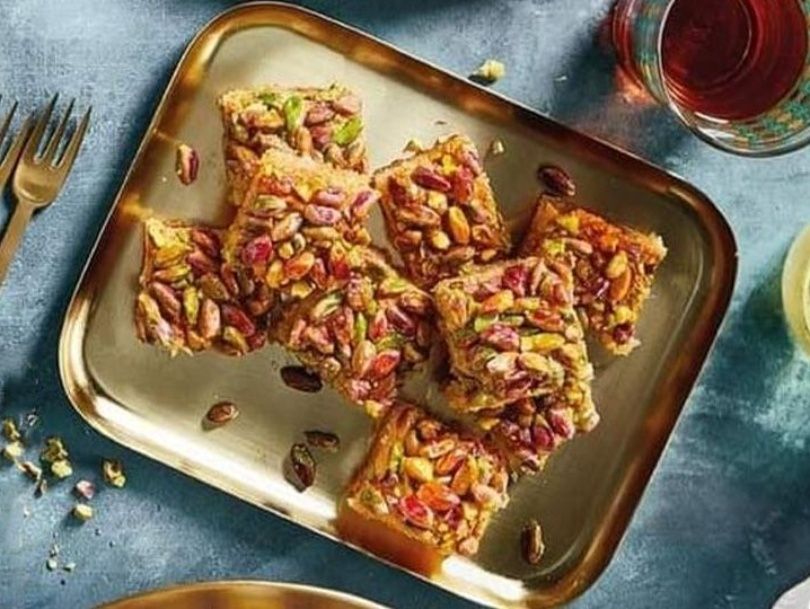 Basbousa with Pistachio