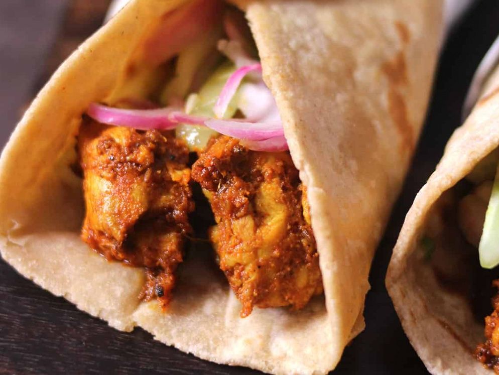 Fish Kathi Roll