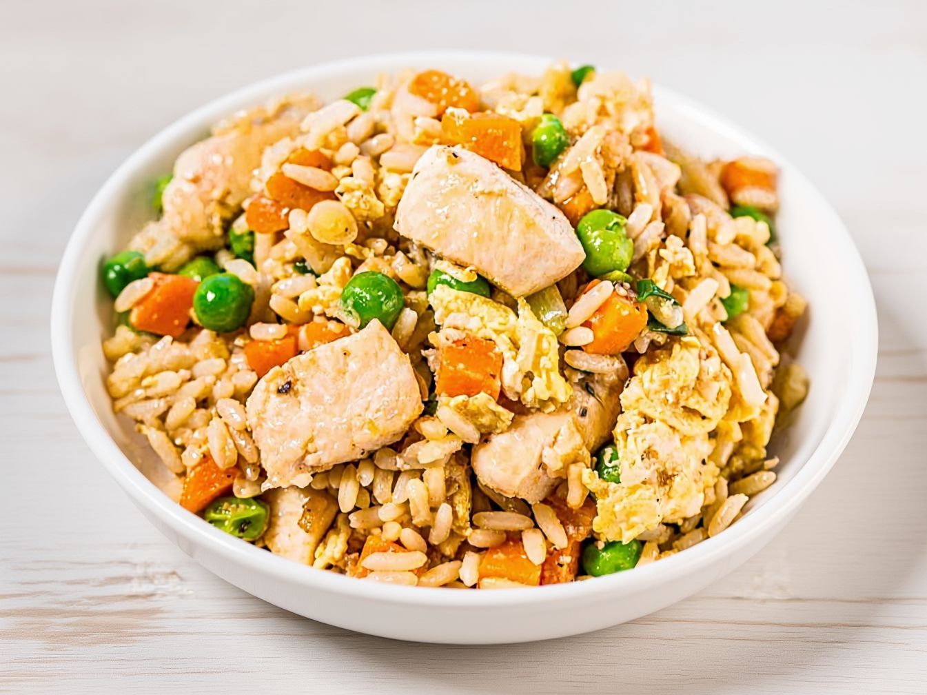 Chicken And Vegetables Fried Rice