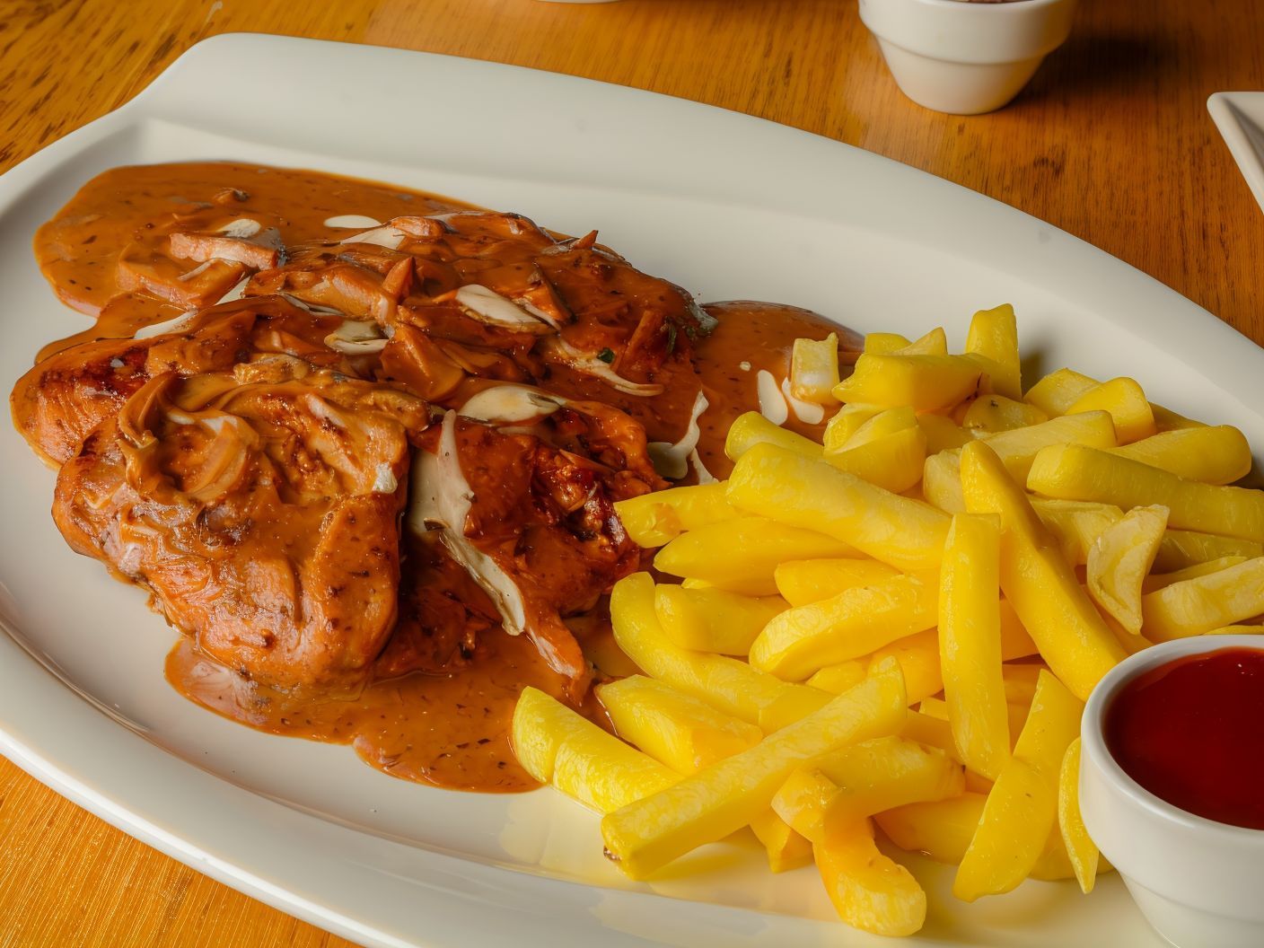 Chicken With Mushroom Platter