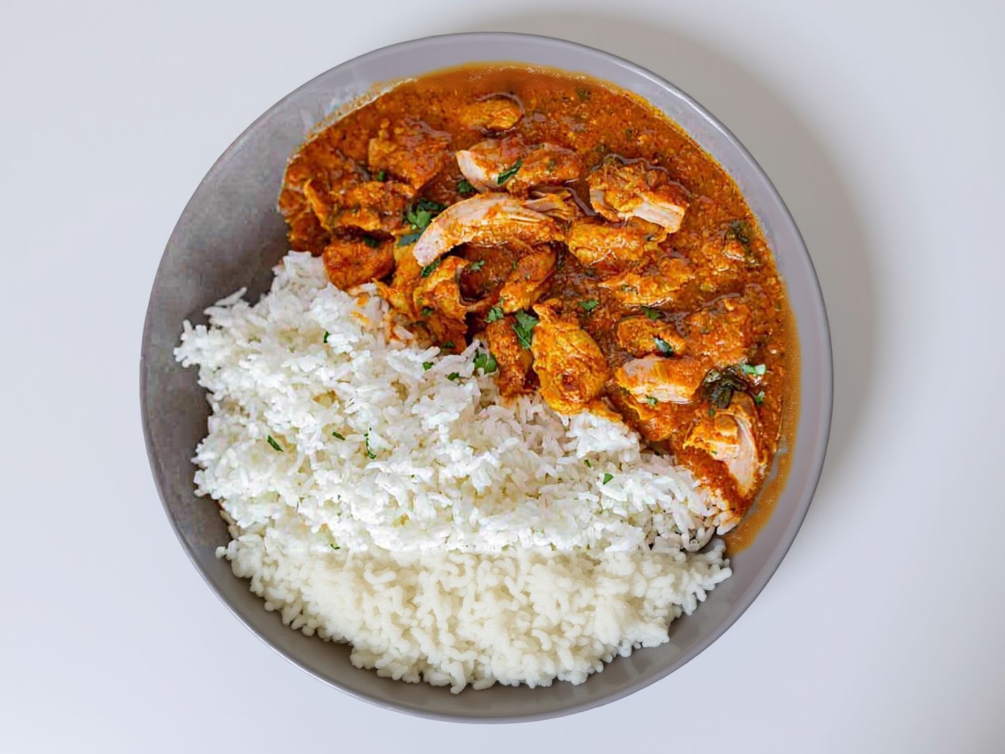 Indian Chicken Curry Platter
