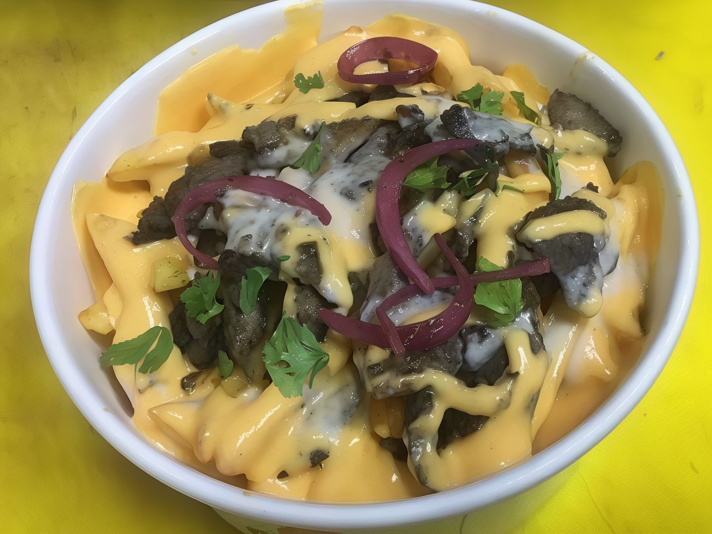 Fries Khalta Meat