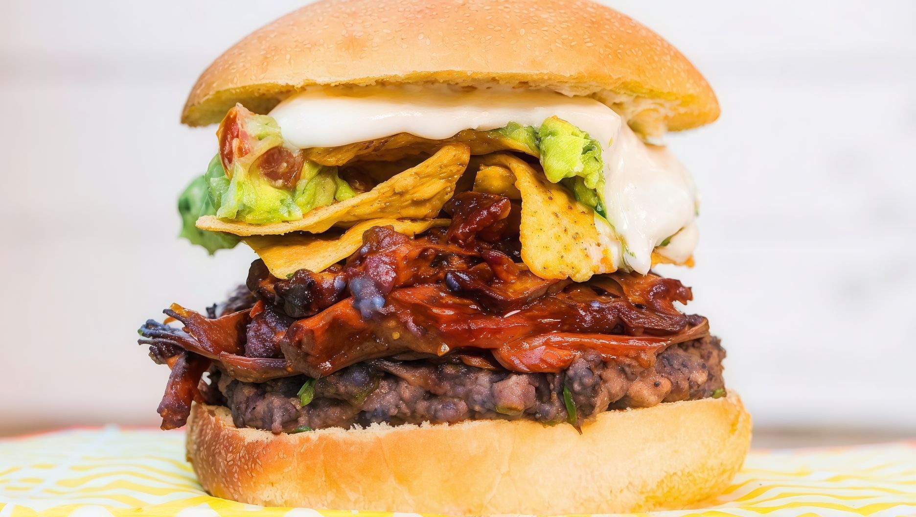 Mexican Beef Burger Sandwich