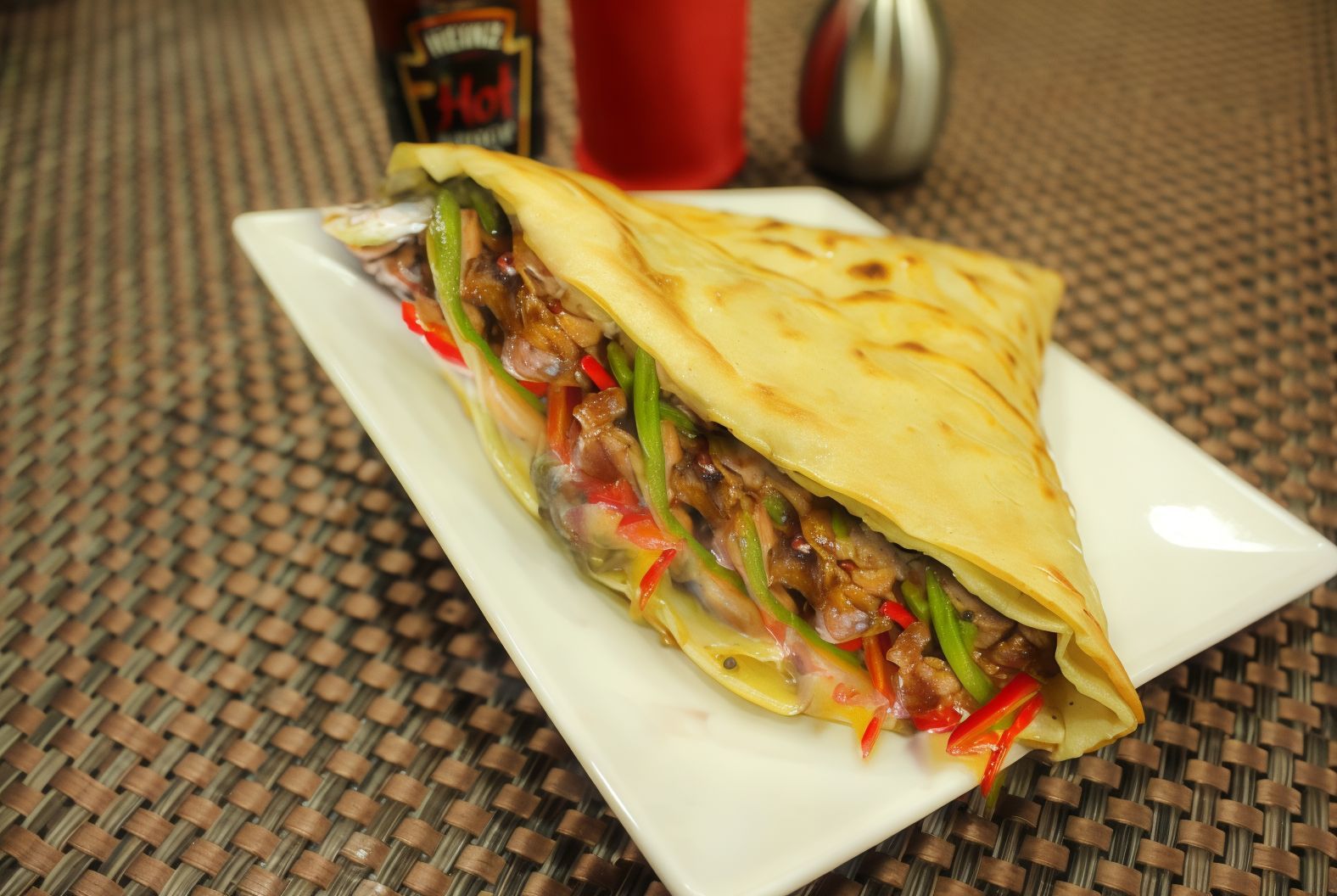 Chicken Fajita Crepe