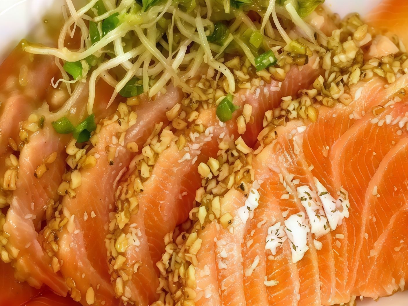 Seared Salmon Sashimi