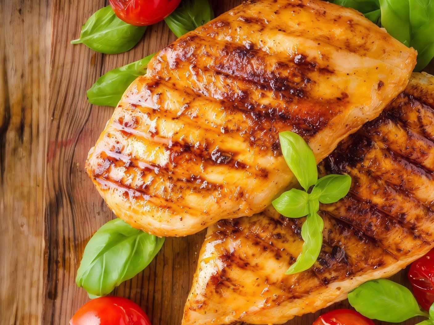 Charcoal Grilled Chicken Breasts
