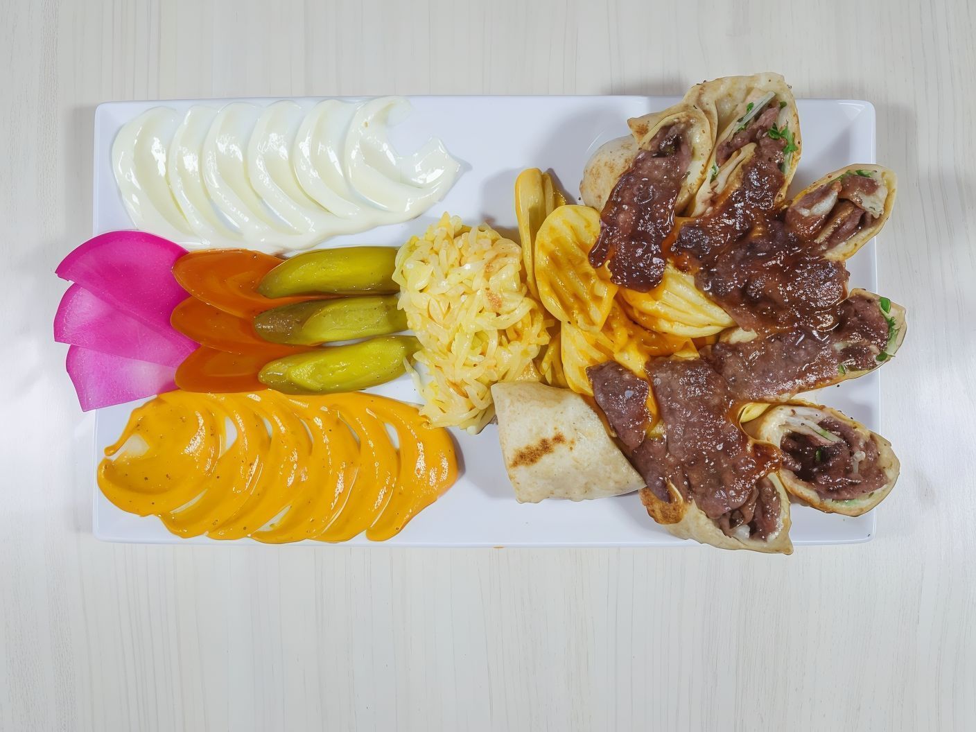Arabic Beef Shawarma Meal