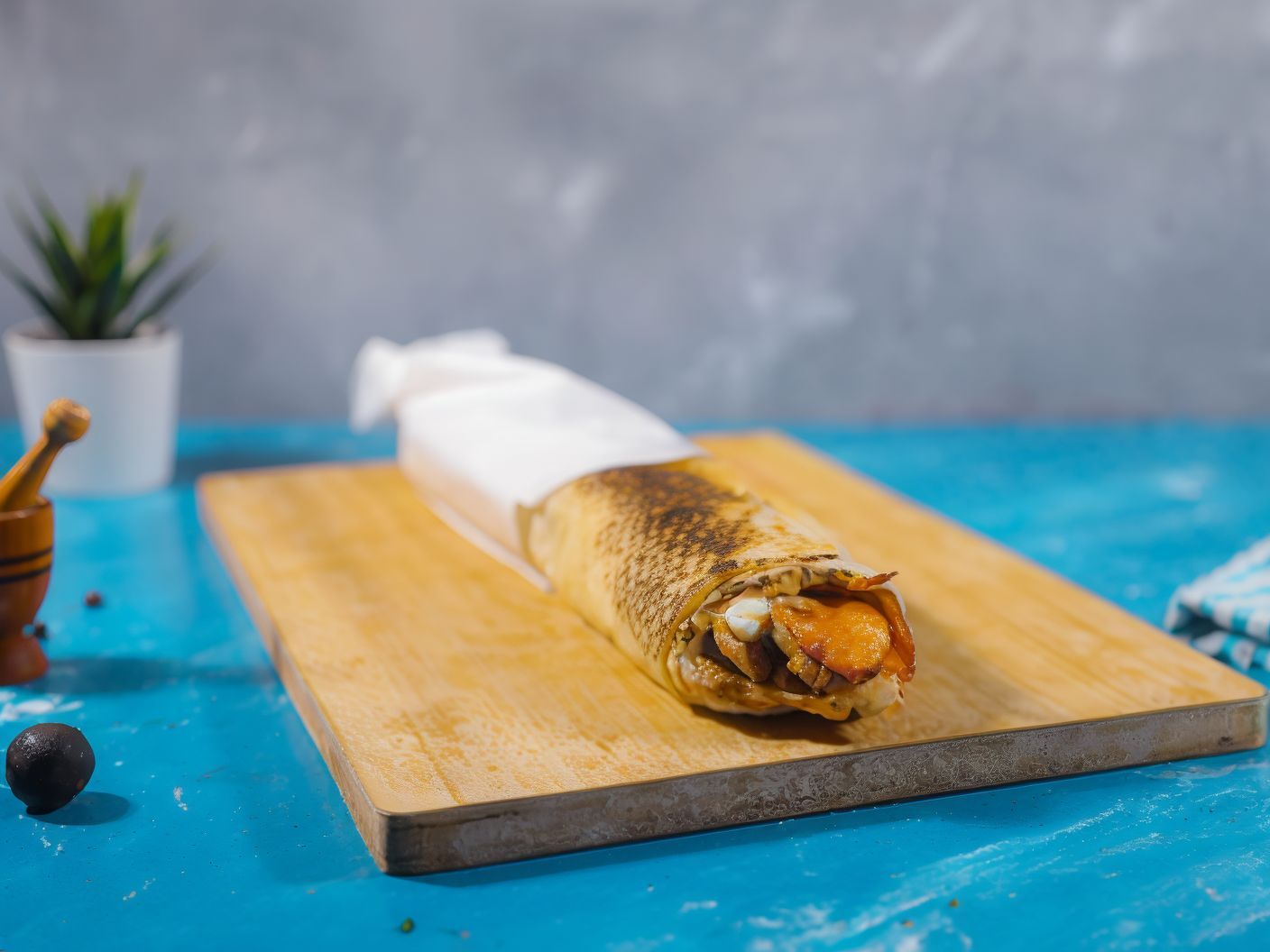 Syrian Beef Shawarma Sandwich