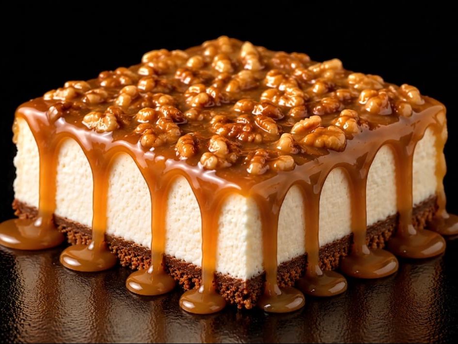 Snickers Cheesecake Squares