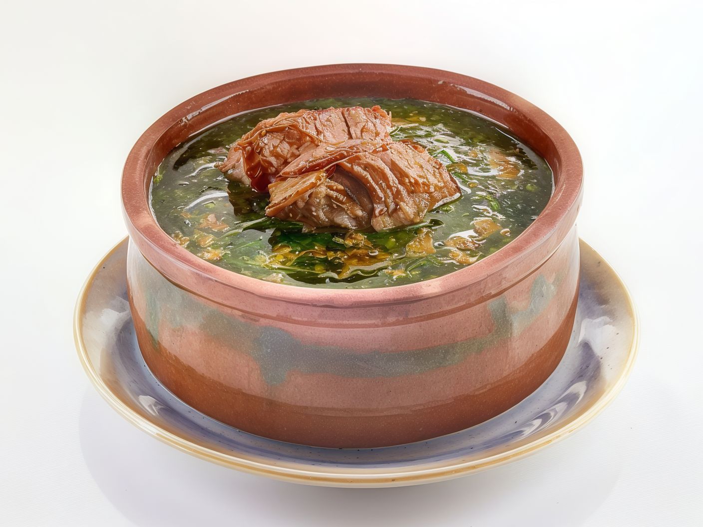 طاجن ملوخیة باللحمة
