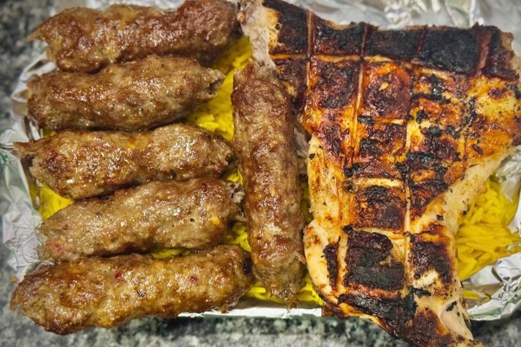 Quarter chicken meal + 6 kofta