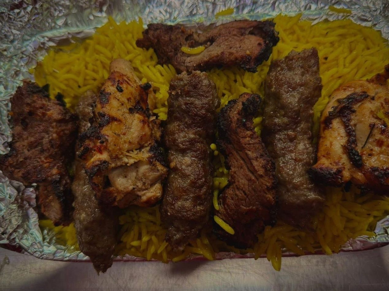 Abu Fahma Mix Meal (Kebab + Kofta + Shish Tawook)