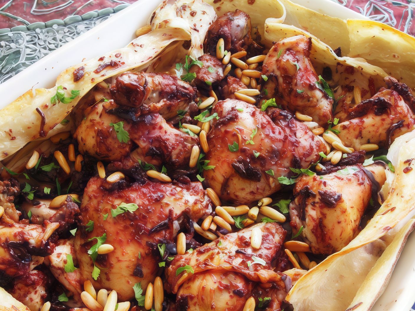 Chicken Musakhan Platter