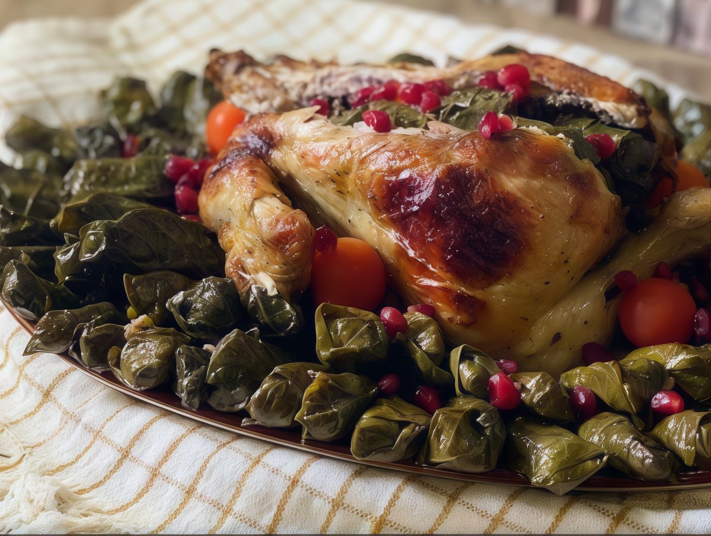 Vine Leaves With Chicken