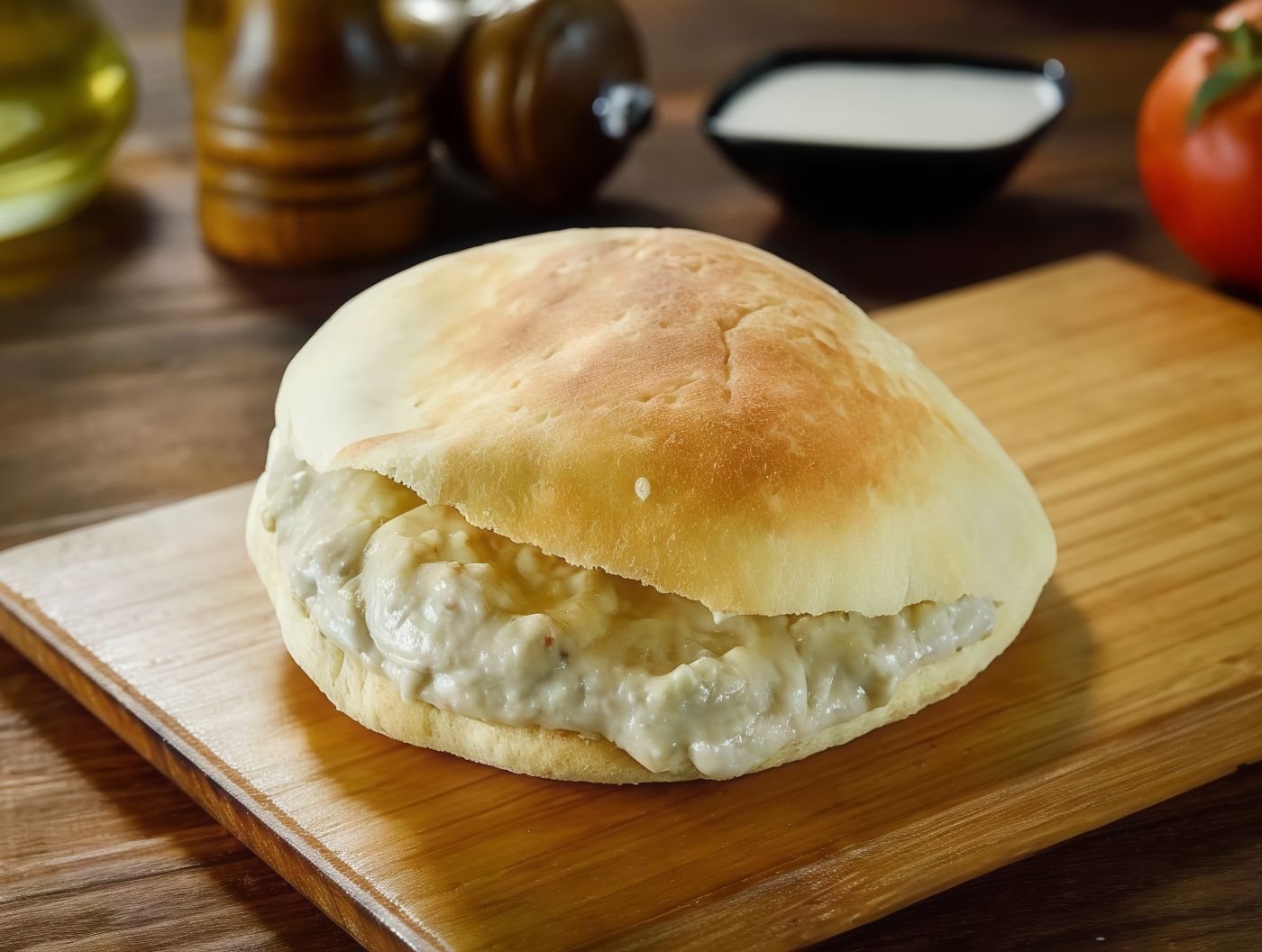 Baba Ghanoush Sandwich