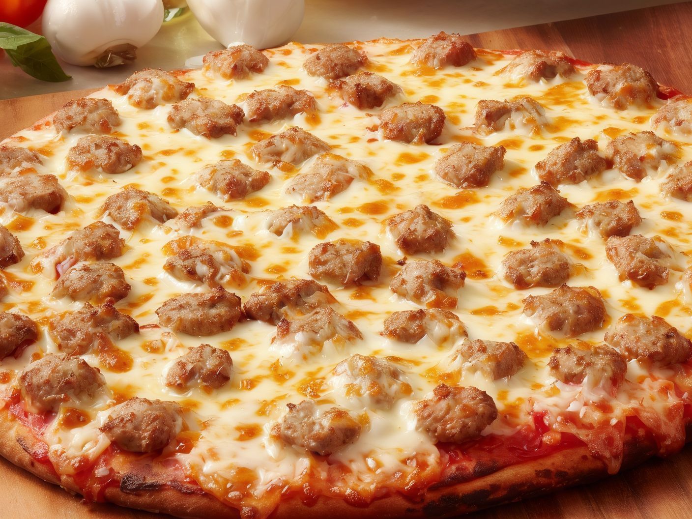 Lebanese Sausage Pizza