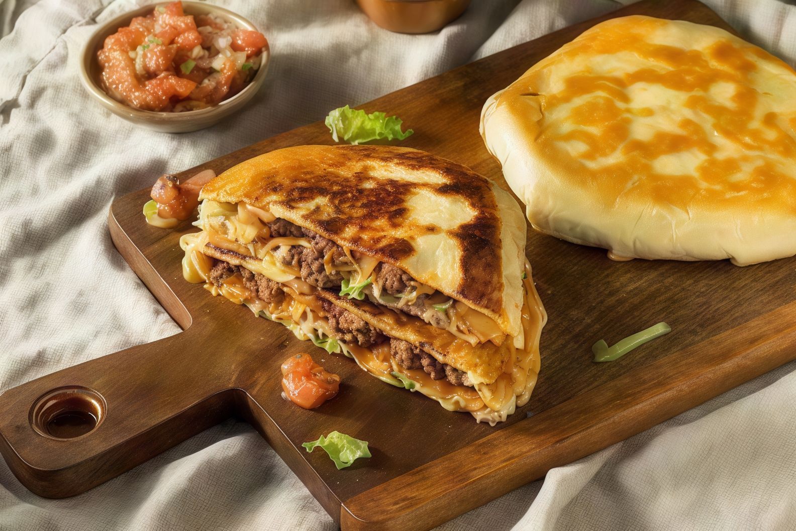 Burger with Hawawshi meal
