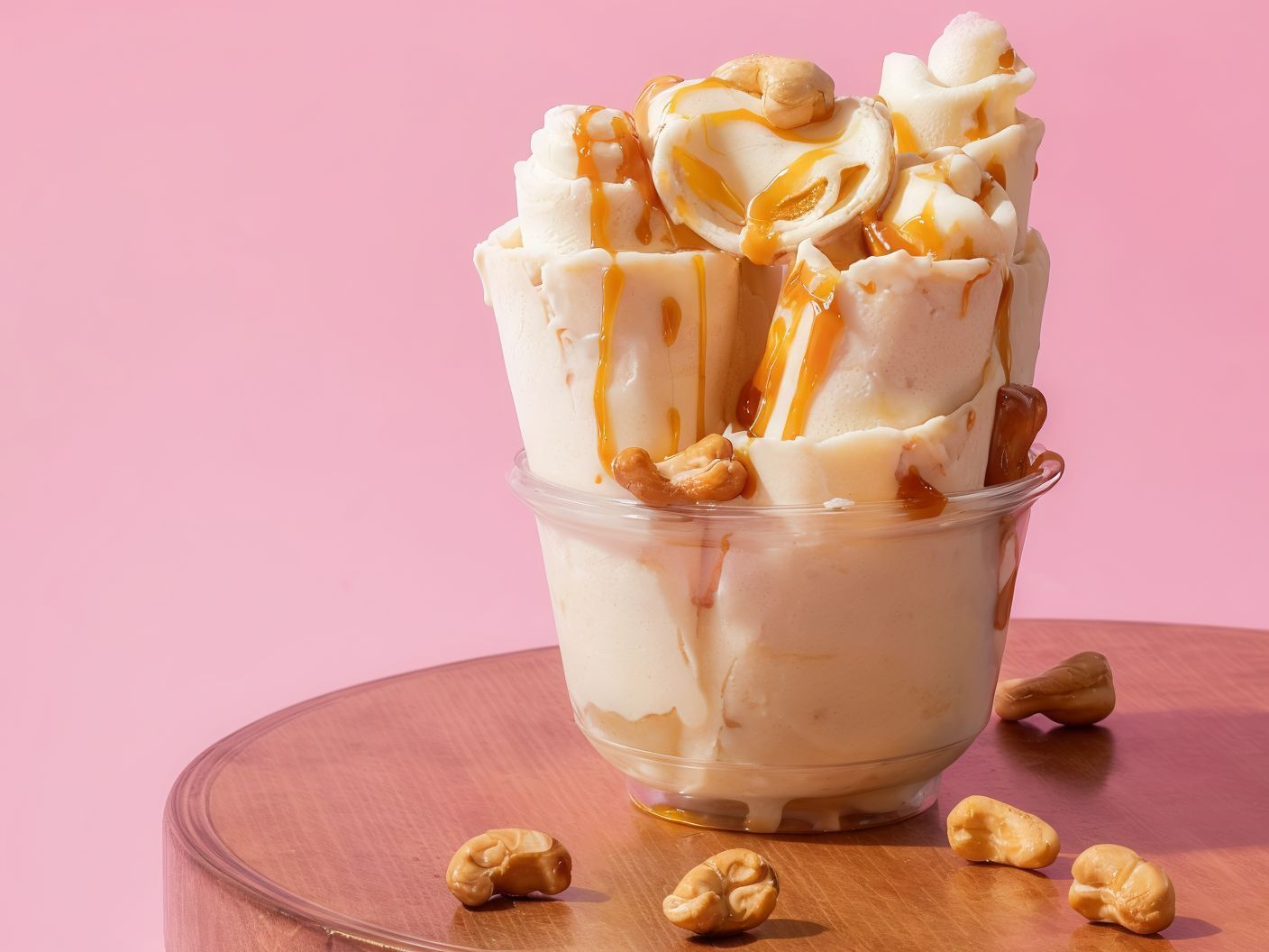 Cashew Roll Ice Cream