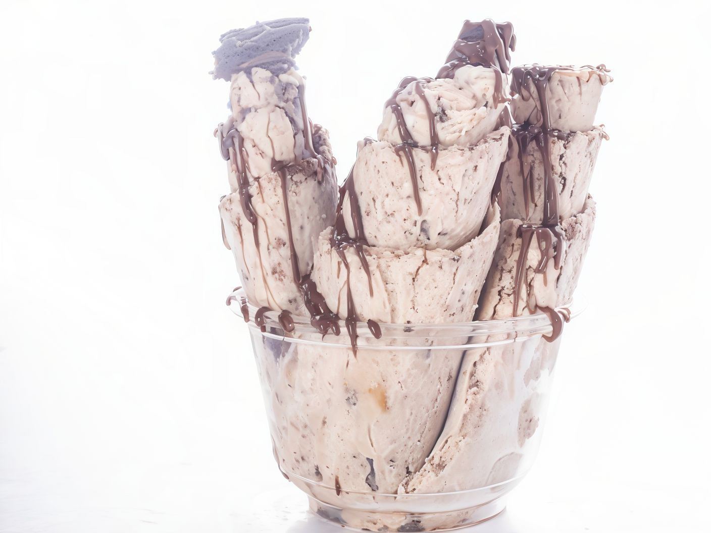 Brownies Rolled Ice Cream