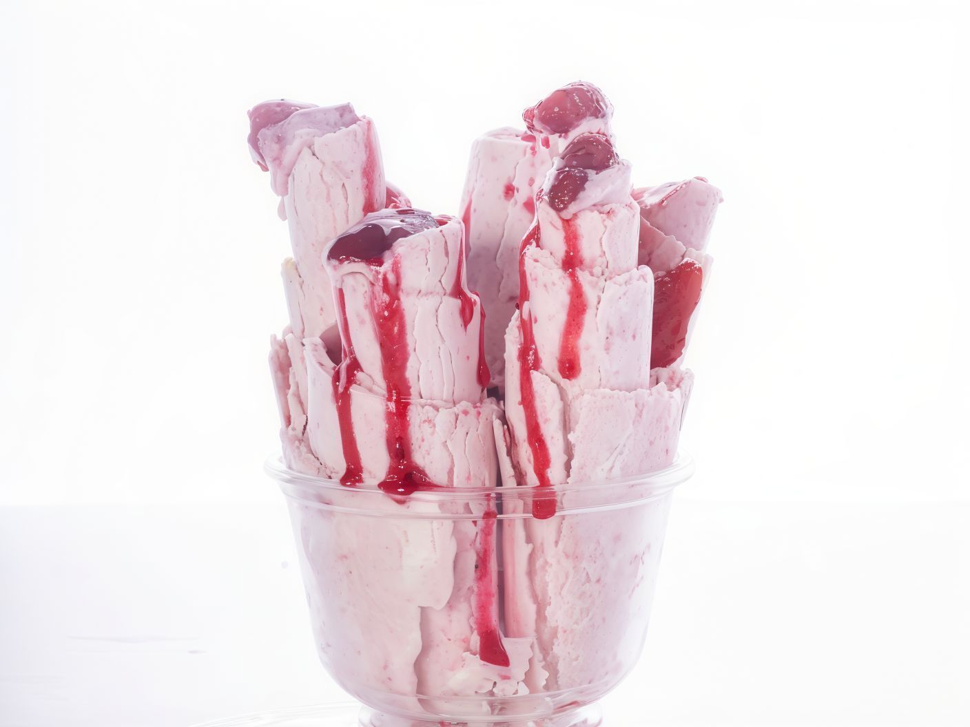 Red Berry Roll Ice Cream