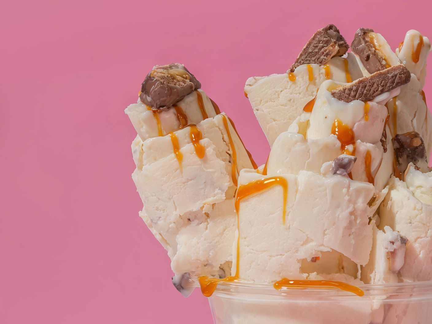 Snickers Roll Ice Cream