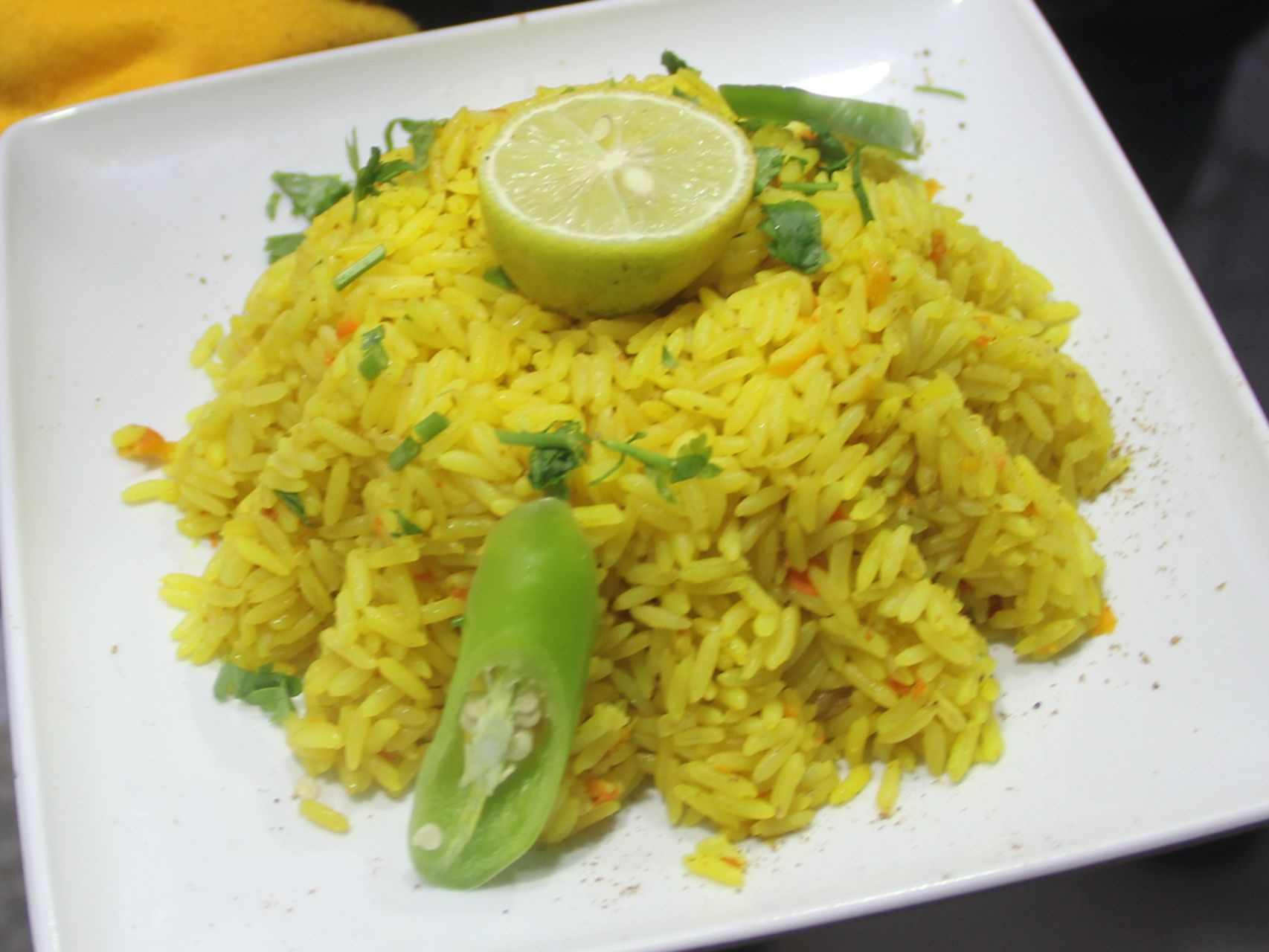 Plain Rice Dish