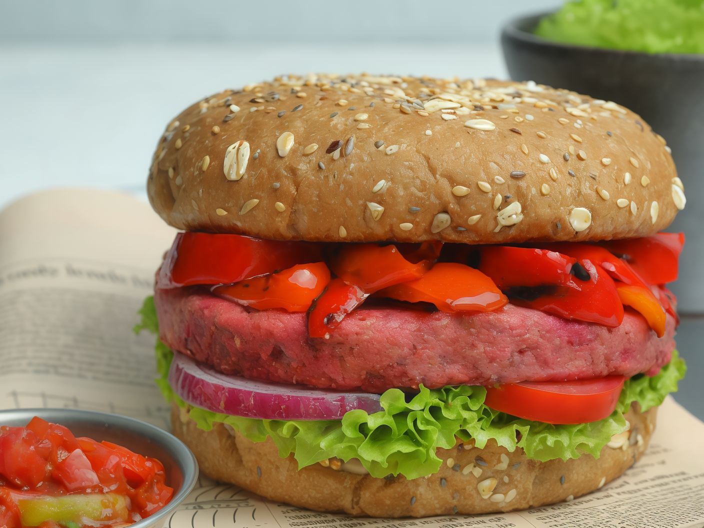 Plant Based Burger Sandwich