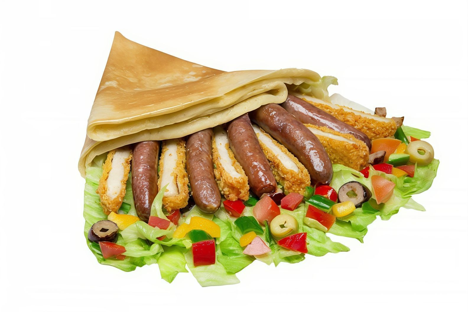Sausage On Crispy