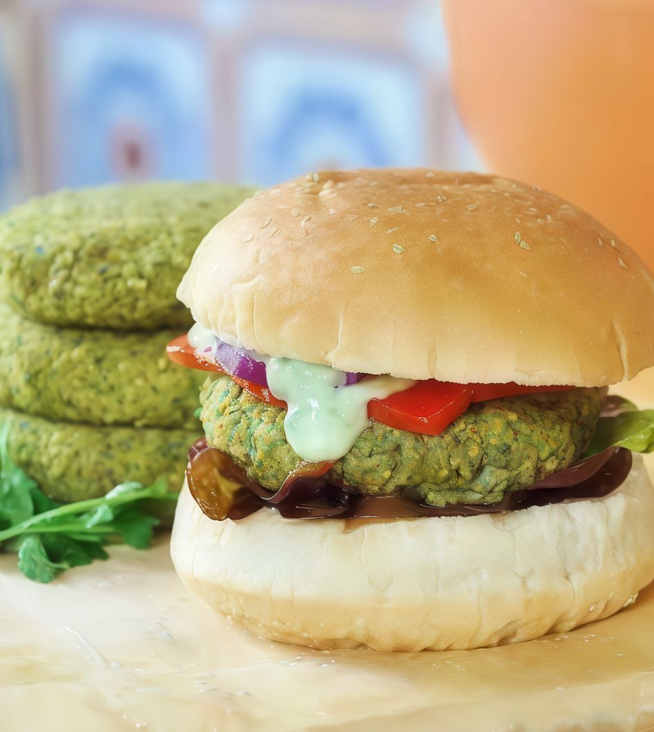 Falafel Burger Double