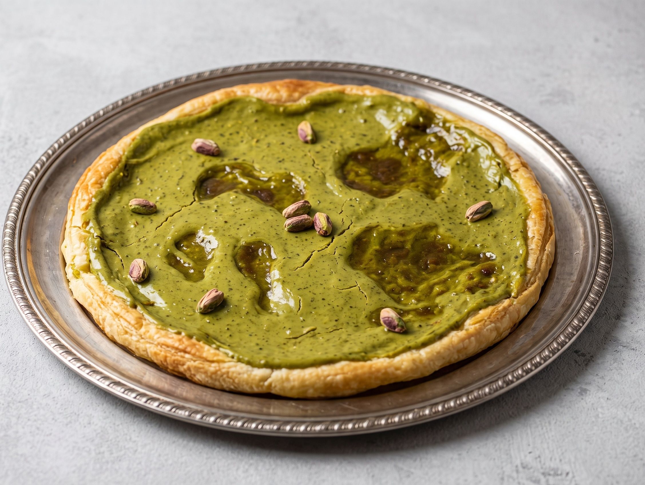 Pistachio Sauce Pie