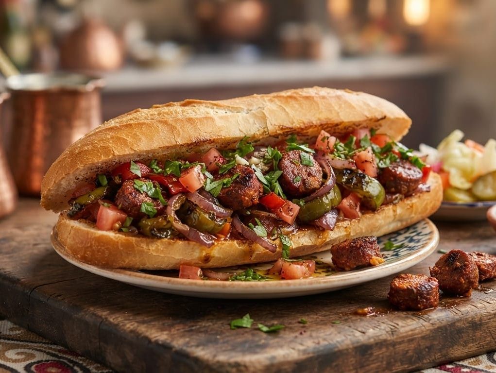 Mixed Sausage Sandwich