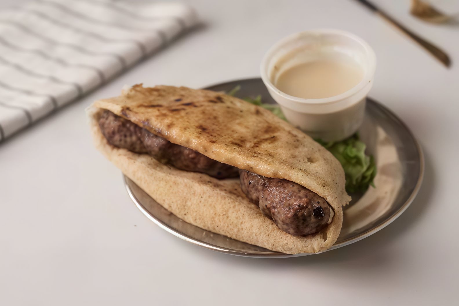 Grilled Kofta Sandwich