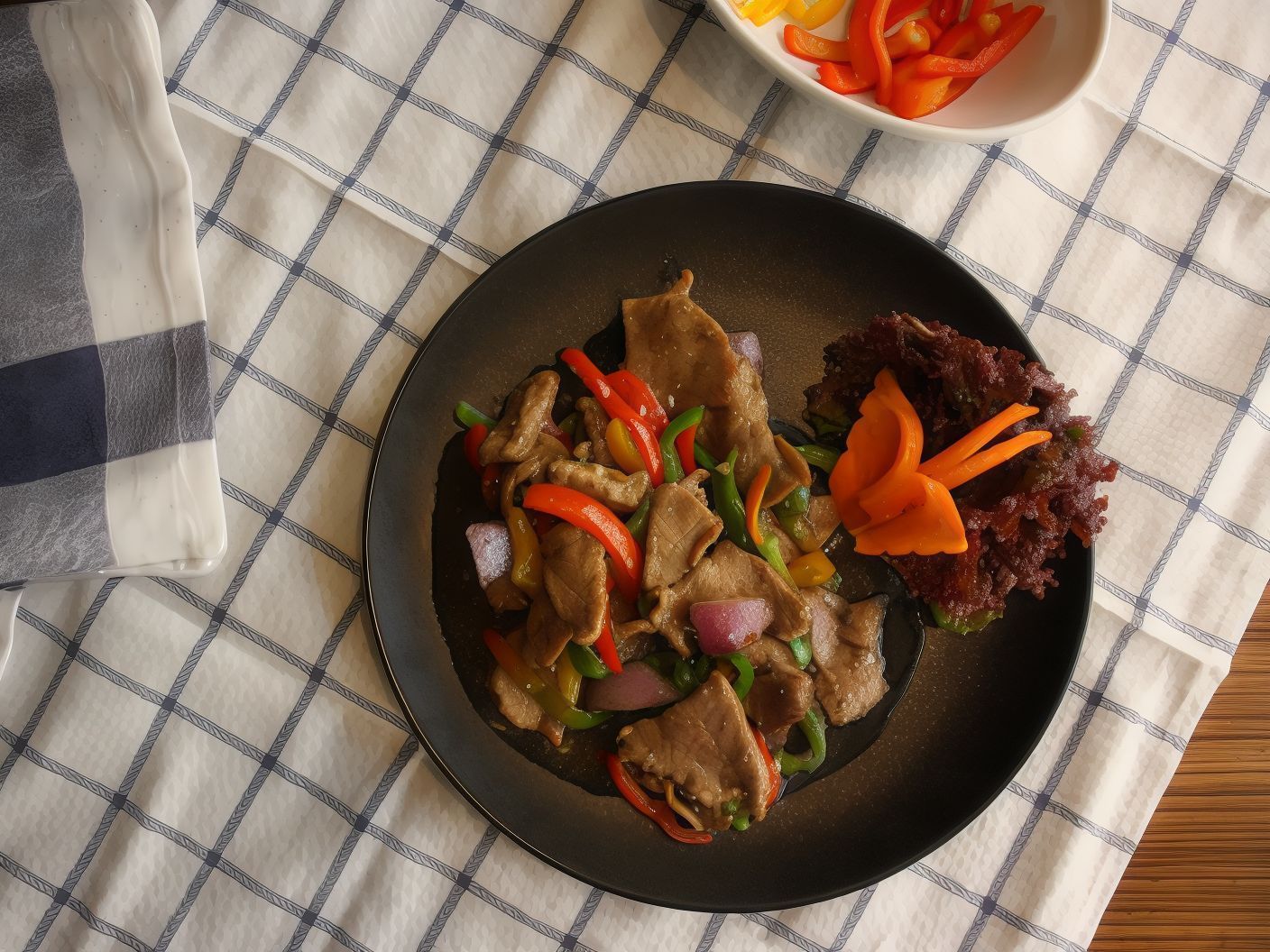 Beef With Black Pepper Platter - Spicy