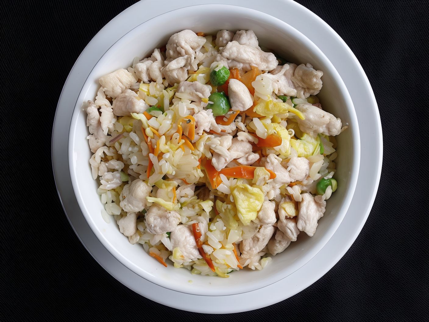 Vegetable Fried Rice With Chicken