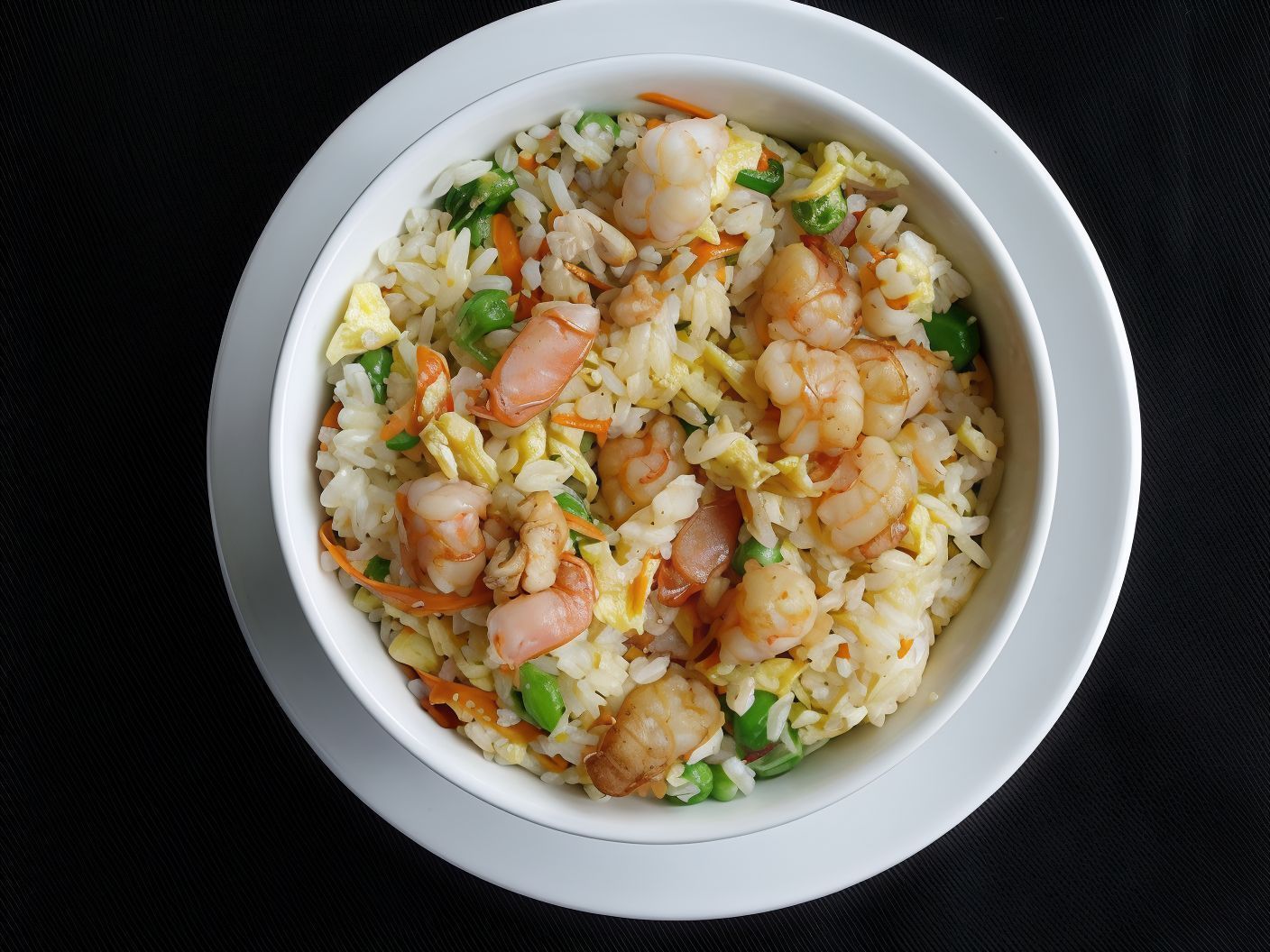 Vegetable Fried Rice With Shrimp
