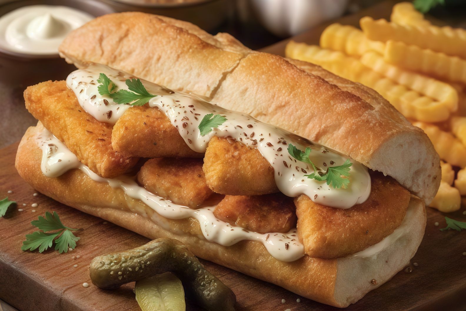 Fish Finger Sandwich