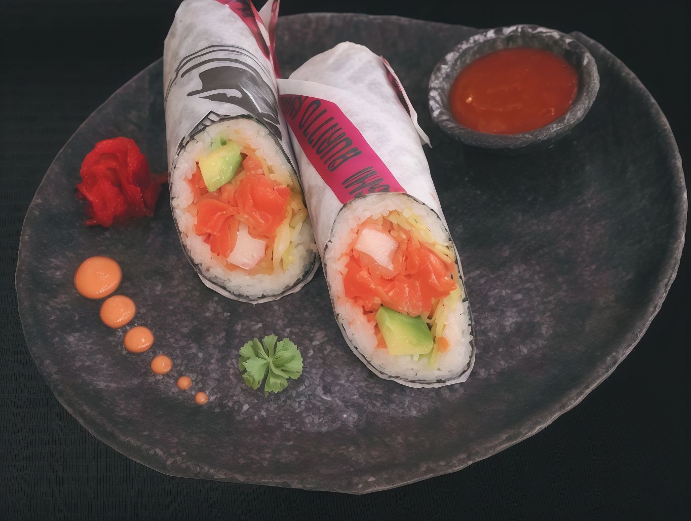 Salmon Mix Burrito
