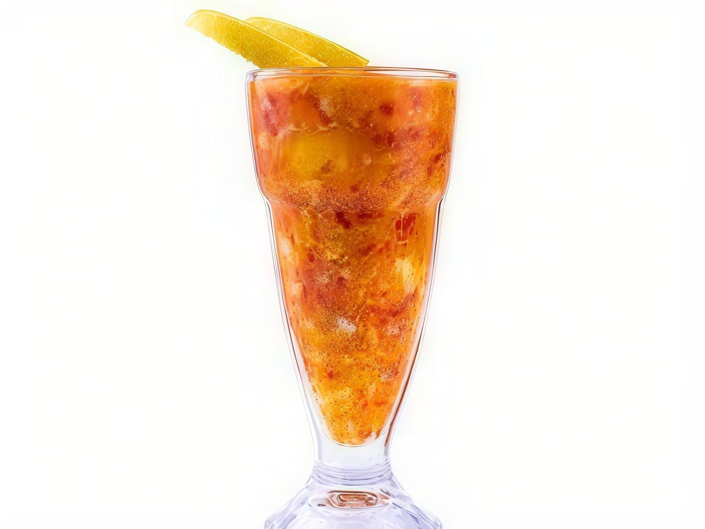 Half-blended drink
