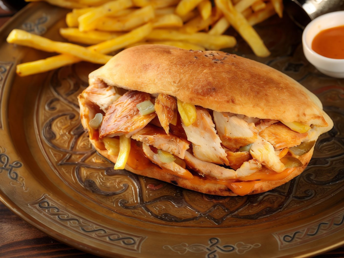 Chicken Dynamite Samoon Sandwich