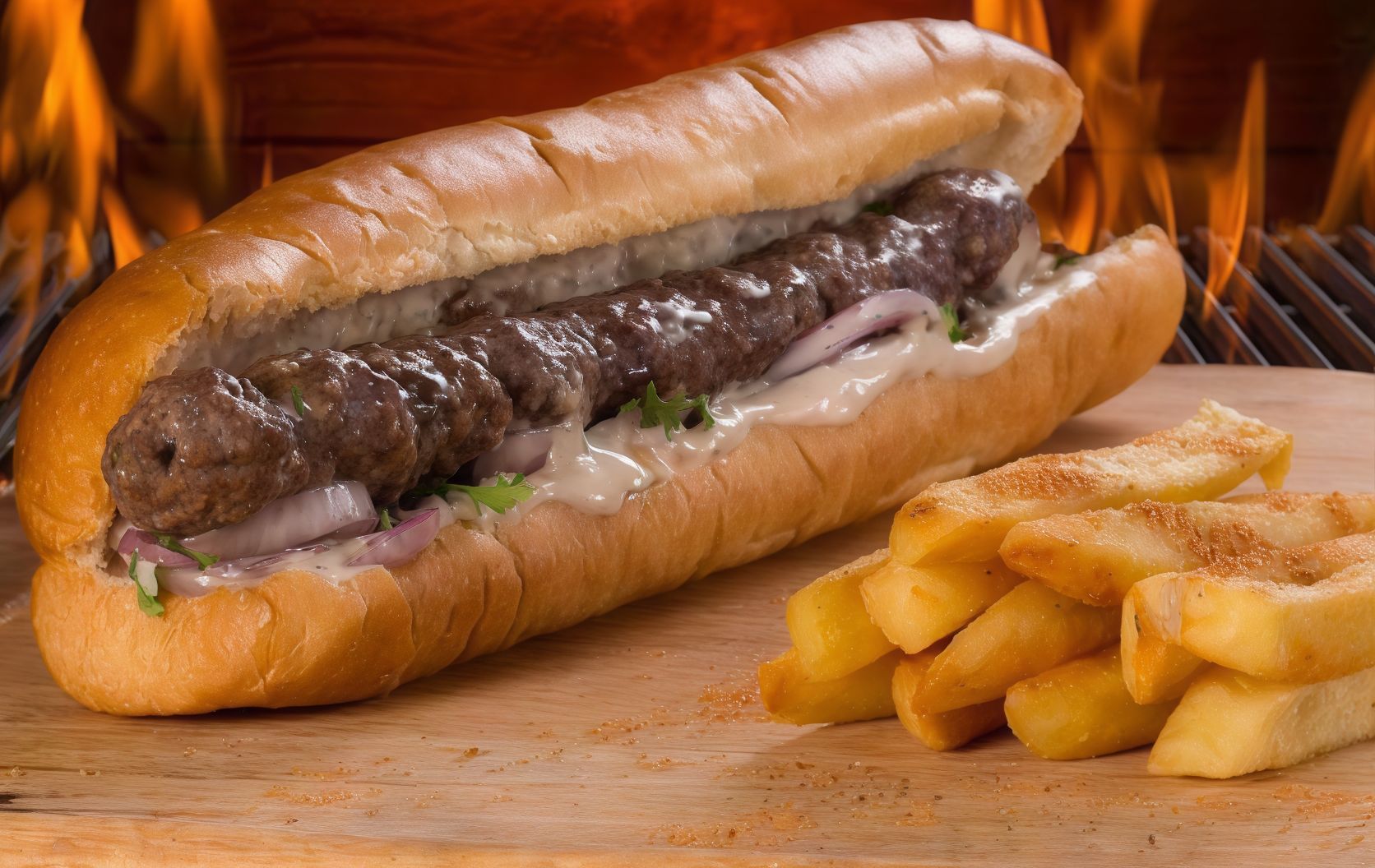 Kofta sandwich